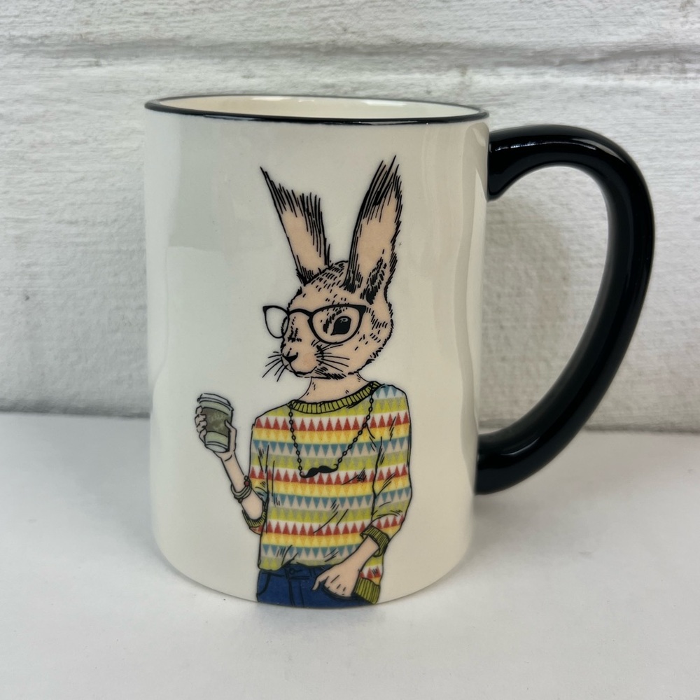 Signature Housewares Stoneware Rabbit Coffee Mug